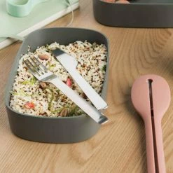 Leo 4-Piece Stainless Steel Travel Flatware Set and Holder (Service for 1) by BergHOFF -Flatware Sales Store pink berghoff flatware sets 3950130 4f 1000