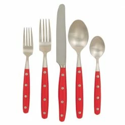 Lyon Poppy (Bright Red) 20-Piece (Service for 4) by Unbranded
