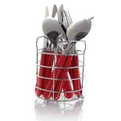 Sensations II 16-Piece Red Flatware Set (Service for 4) by Gibson