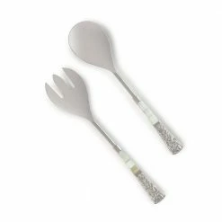 Fairmount Steel Salad Servers (Set of 2) by GAURI KOHLI -Flatware Sales Store salad servers gk41002 1f 1000