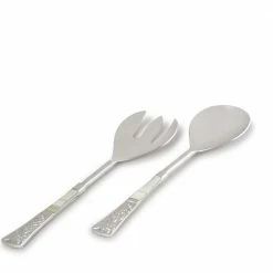 Fairmount Steel Salad Servers (Set of 2) by GAURI KOHLI