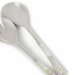 Fairmount Steel Salad Servers (Set of 2) by GAURI KOHLI -Flatware Sales Store salad servers gk41002 fa 1000