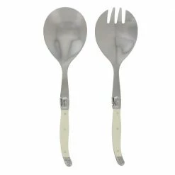 Laguiole 2-Piece Faux Ivory Salad Servers by Unbranded
