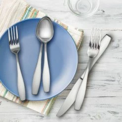 Gourdon Satin 20-Piece Flatware Set (Service for 4) by Hampton Forge -Flatware Sales Store satin finish hampton forge flatware sets 232b020hbb 1f 1000