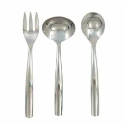 Charlie 3-Piece Stainless Steel Hostess Set by Ginkgo Select Collection