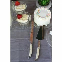French Home 2-Piece Faux Ivory Laguiole Conoisseur Cake Slicer and Server Set by Unbranded 5 French Home 2-Piece Faux Ivory Laguiole Conoisseur Cake Slicer and Server Set by Unbranded -Flatware Sales Store serving sets lg061 31 1000