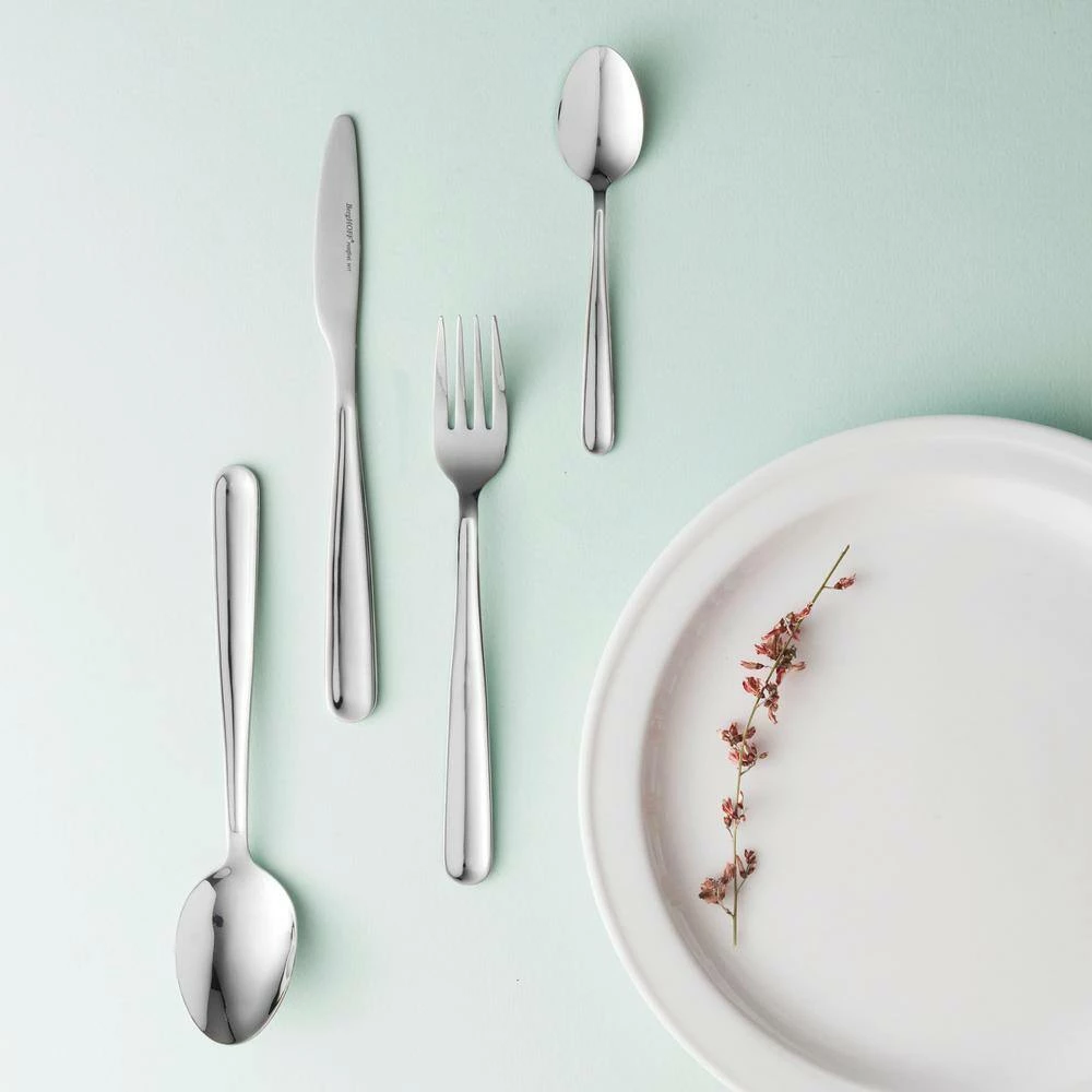 Essentials Sereno 25-Piece 18/0 SS Flatware Set/Wood Drawer Storage Organizer (Service for 6) by BergHOFF 3 Essentials Sereno 25-Piece 18/0 SS Flatware Set/Wood Drawer Storage Organizer (Service for 6) by BergHOFF - Image 3