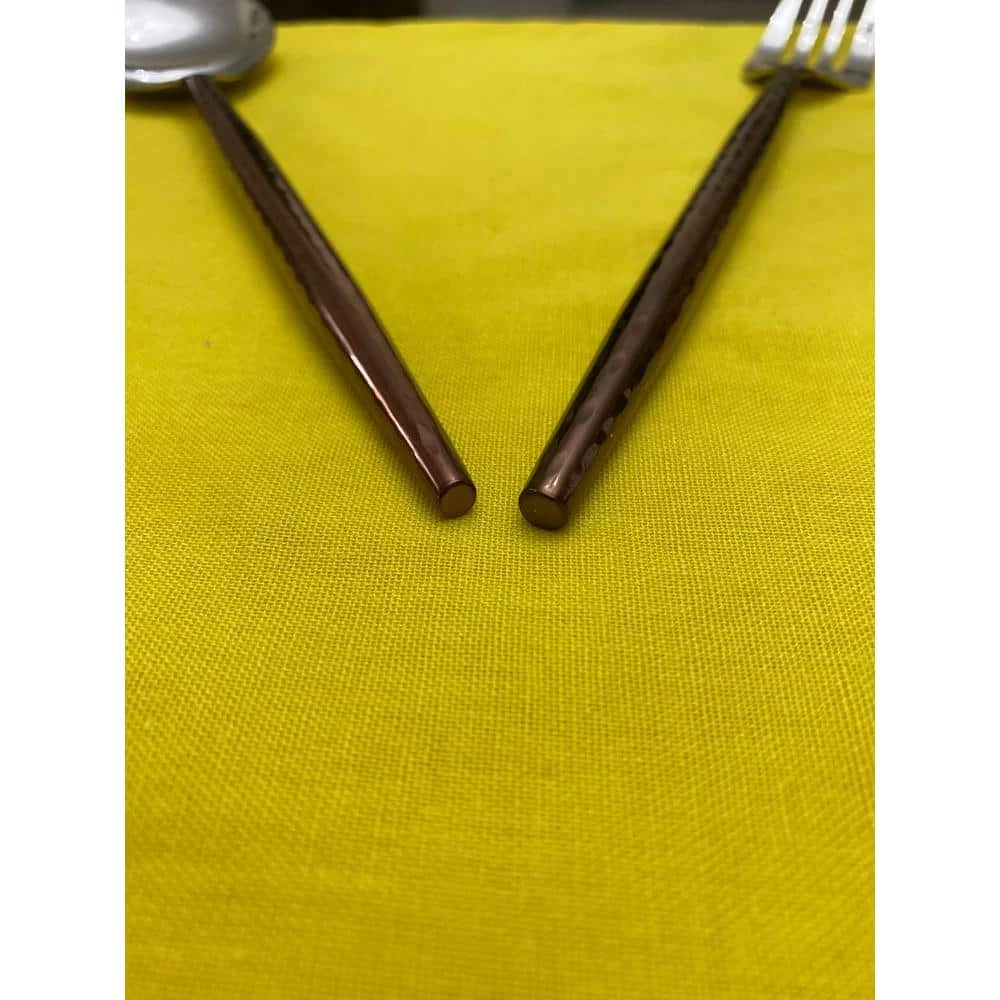 Hammered Stainless Steel 18/0 Flatware 36-Piece Set (Dinner knives, Dinner Forks, Soup Spoons) by Vibhsa 6 Hammered Stainless Steel 18/0 Flatware 36-Piece Set (Dinner knives, Dinner Forks, Soup Spoons) by Vibhsa - Image 6