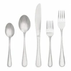 Marina 20-Piece Flatware Set made with high quality stainless steel by David Shaw (Service for 4) by Unbranded