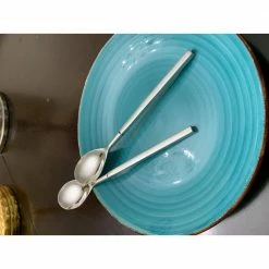 Modern 6-Piece Stainless Steel Dinner Spoon by Vibhsa -Flatware Sales Store silver flatware sets gt715 4f 1000