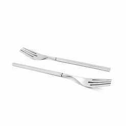 Modern Stainless Steel Salad Fork Set of 6 by Vibhsa