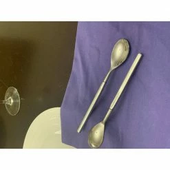 Modern 6-Piece Stainless Steel Dessert Spoon by Vibhsa -Flatware Sales Store silver flatware sets gt718 1f 1000