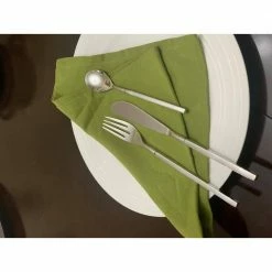 Modern 36-Piece Stainless Steel 18/0 Flatware Set (Dinner Knife, Dinner Fork, Dessert Spoon) by Vibhsa 7 Modern 36-Piece Stainless Steel 18/0 Flatware Set (Dinner Knife, Dinner Fork, Dessert Spoon) by Vibhsa -Flatware Sales Store silver flatware sets gt720 1f 1000