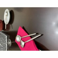 Stainless Steel Tablespoons Set of 6 Piecces (Hammered, Silver Glossy) by Vibhsa -Flatware Sales Store silver flatware sets tablespoonsilver6 44 1000