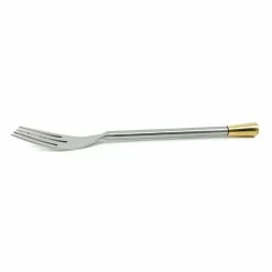 Flatware 6-Pieces Dinner fork-Golden Edge by Vibhsa