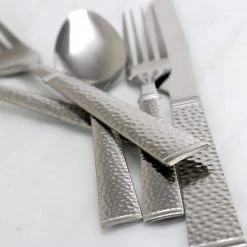 Home Prato 20-Piece Flatware Set (Service for 4) by GIBSON EVERYDAY -Flatware Sales Store silver gibson everyday flatware sets 985100588m 4f 1000