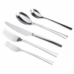 Sparland 20-Piece Silver Stainless Steela Flatware Set (Service for 4) by Gibson