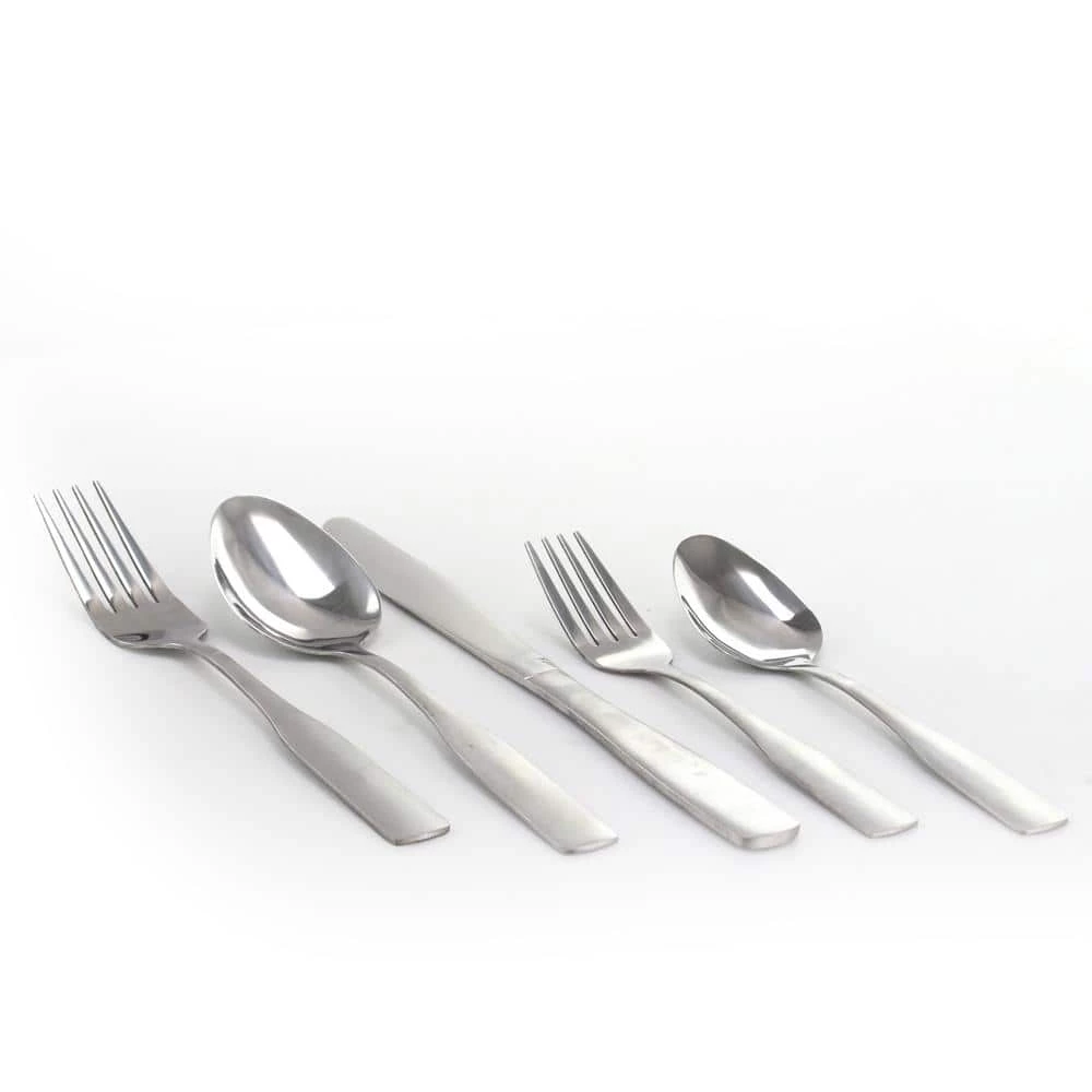 Abbeville 61-Piece Flatware Set with Wire Caddy (Service for 12) by Gibson Home 4 Abbeville 61-Piece Flatware Set with Wire Caddy (Service for 12) by Gibson Home - Image 4