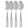 4-Piece Classic Profile Stainless Steel Teaspoon Set by GIBSON HOME