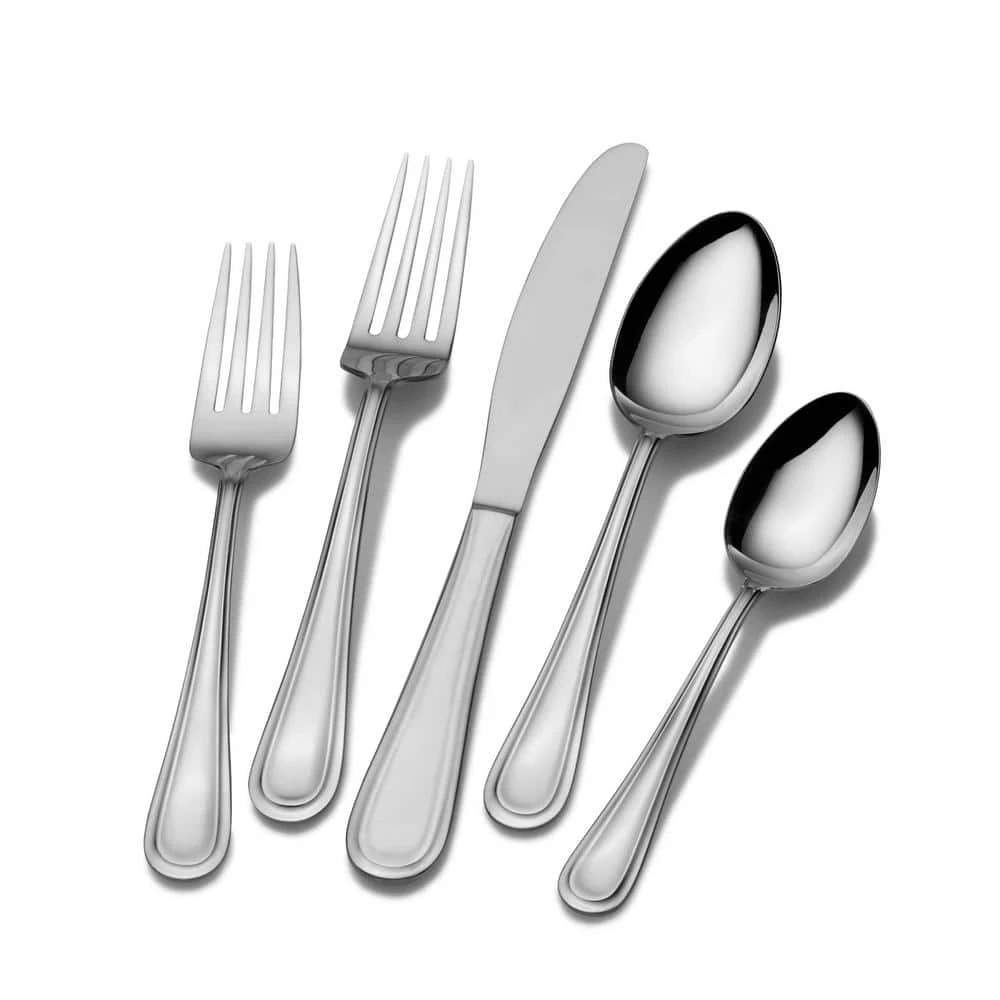 Forte 20-Piece 18/0 Stainless Steel Flatware Set (Service for 4) by International Silver 1 Forte 20-Piece 18/0 Stainless Steel Flatware Set (Service for 4) by International Silver