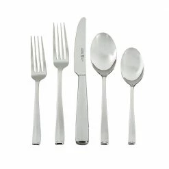 Lani 65-Piece 18/10 Stainless Steel Flatware Set (Service for 12) by J.A. HENCKELS INTERNATIONAL -Flatware Sales Store silver j a henckels international flatware sets 22517 365 4f 1000