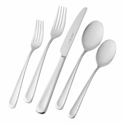 Silvano 45-Piece 18/10 Stainless Steel Flatware Set (Service for 8) by J.A. HENCKELS INTERNATIONAL
