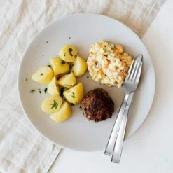 Darlene 20-Piece 18/0 Stainless Steel Flatware Set (Service for 4) by Skandia -Flatware Sales Store silver skandia flatware sets sfb48d20sn 4f 1000