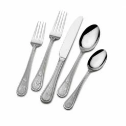 Palm Breeze 20-Piece 18/0 Stainless Steel Flatware Set (Service for 4) by Towle Living