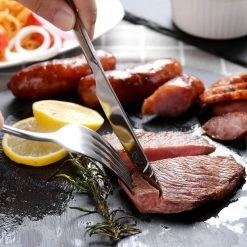 60-Piece 18/8 High Mirror Polish Stainless Steel Flatware Sets Silverware KnifeFork Spoon Set with Gift Box (Set for 12) by Velaze -Flatware Sales Store silver velaze flatware sets vlz fw c60 44 1000