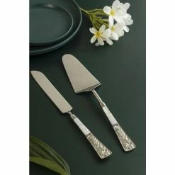 Fairmount Steel Cake Servers (Set of 2) by GAURI KOHLI -Flatware Sales Store specialty flatware gk41003 31 1000