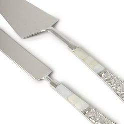 Fairmount Steel Cake Servers (Set of 2) by GAURI KOHLI -Flatware Sales Store specialty flatware gk41003 fa 1000