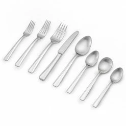50-Piece 18/10 Stainless Steel Flatware Set (Service for 8) by TABLE 12