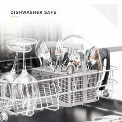 50-Piece 18/10 Stainless Steel Flatware Set (Service for 8) by TABLE 12 -Flatware Sales Store stainless steel flatware sets tf50s70t 76 1000