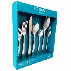 Sefton 24-Piece Flatware Set (Service for 4) by Gibson Home 7 Sefton 24-Piece Flatware Set (Service for 4) by Gibson Home -Flatware Sales Store stainless steel gibson home flatware sets 98594682m 44 1000