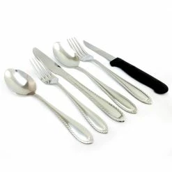 Wilmington Plus 55-Piece Flatware Set (Service for 8) by Gibson Home