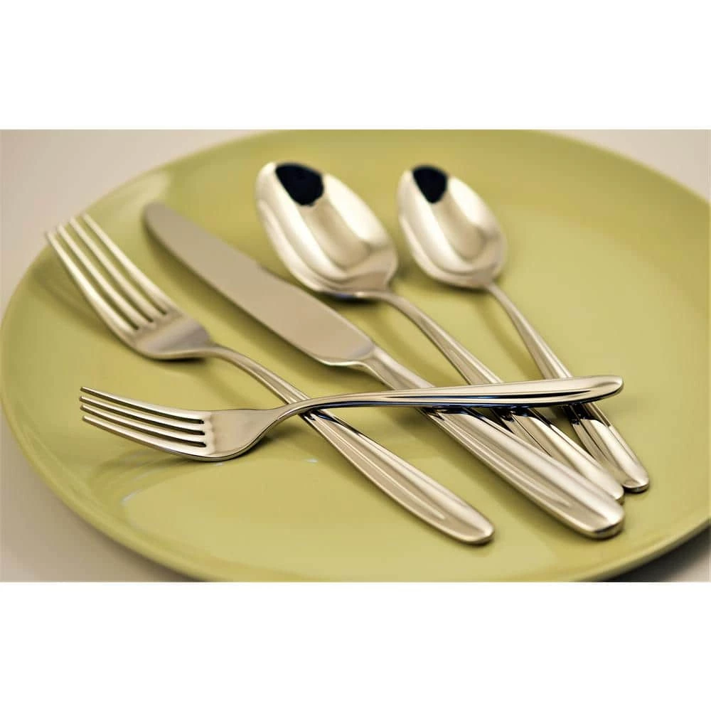 Madison 20-Piece Service for 4-18/10 Stainless Steel by Ginkgo 3 Madison 20-Piece Service for 4-18/10 Stainless Steel by Ginkgo - Image 3