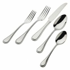 77-Piece Stainless Steel Flatware Set (Service for 12) by Godinger
