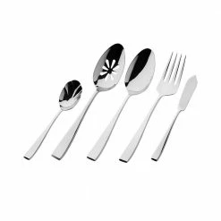 Salem 77-Piece 18/0 Stainless Steel Flatware Set by Godinger -Flatware Sales Store stainless steel godinger flatware sets 44009 c3 1000
