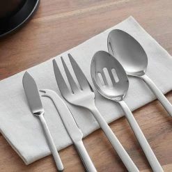Brenner 5-Piece Stainless Steel Serveware Set by Home Decorators Collection -Flatware Sales Store stainless steel home decorators collection serving sets ks6612 5p a0 1000