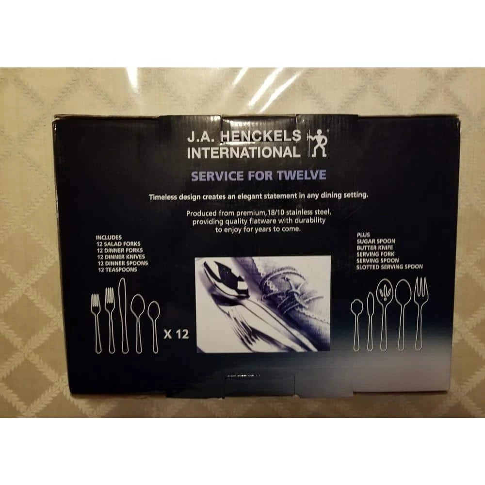 Alcea 65-Piece 18/10 Stainless Steel Flatware Set (Service for 12) by J.A. HENCKELS INTERNATIONAL 5 Alcea 65-Piece 18/10 Stainless Steel Flatware Set (Service for 12) by J.A. HENCKELS INTERNATIONAL - Image 5