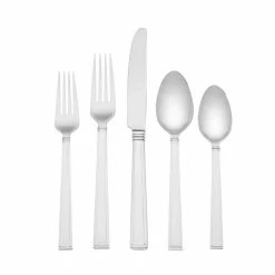 Bratton 65-Piece Flatware Set (Service for 12) by Lenox -Flatware Sales Store stainless steel lenox flatware sets 883708 4f 1000