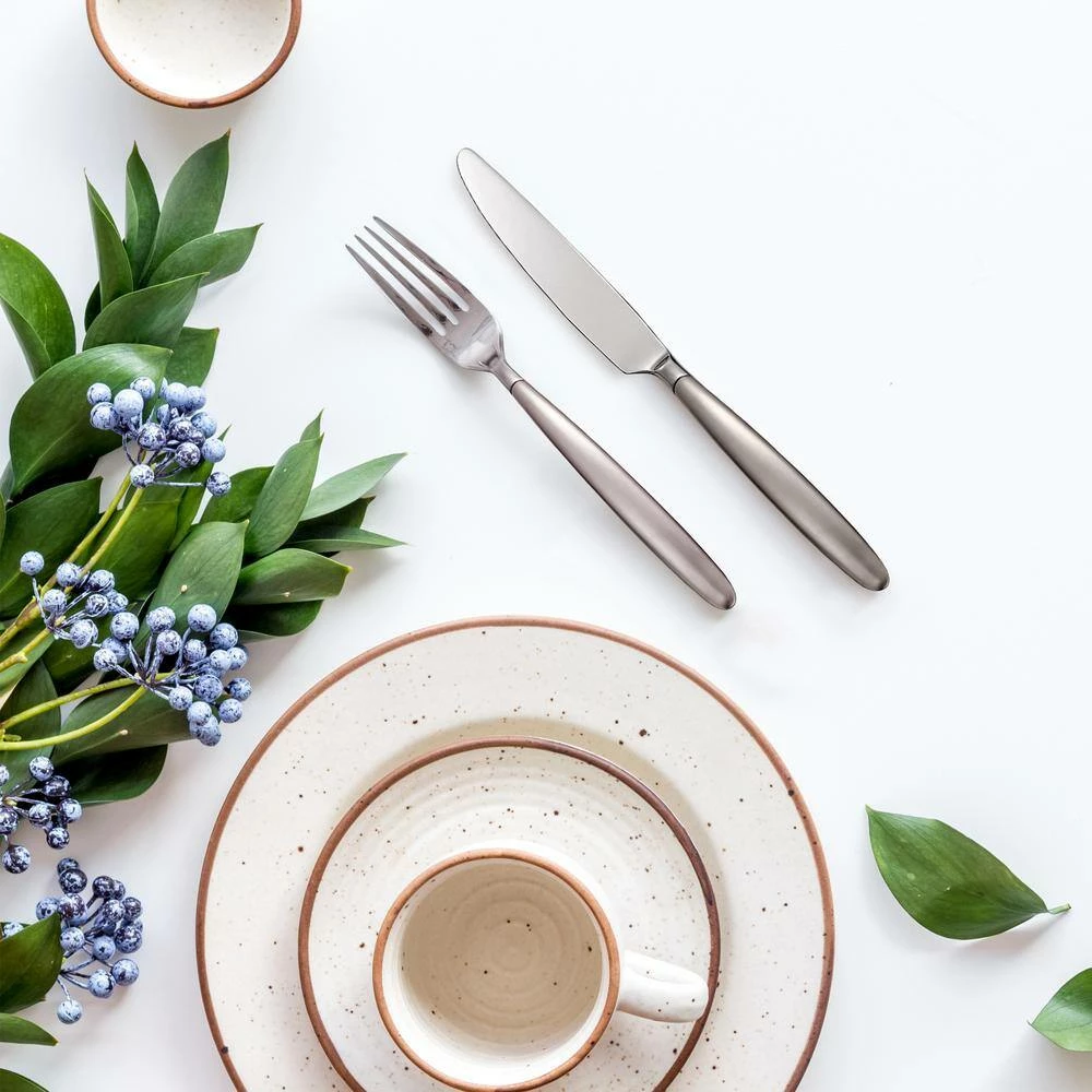 Tidal Frosted 20-Piece Flatware Set (Service for 4) by Skandia 4 Tidal Frosted 20-Piece Flatware Set (Service for 4) by Skandia - Image 4