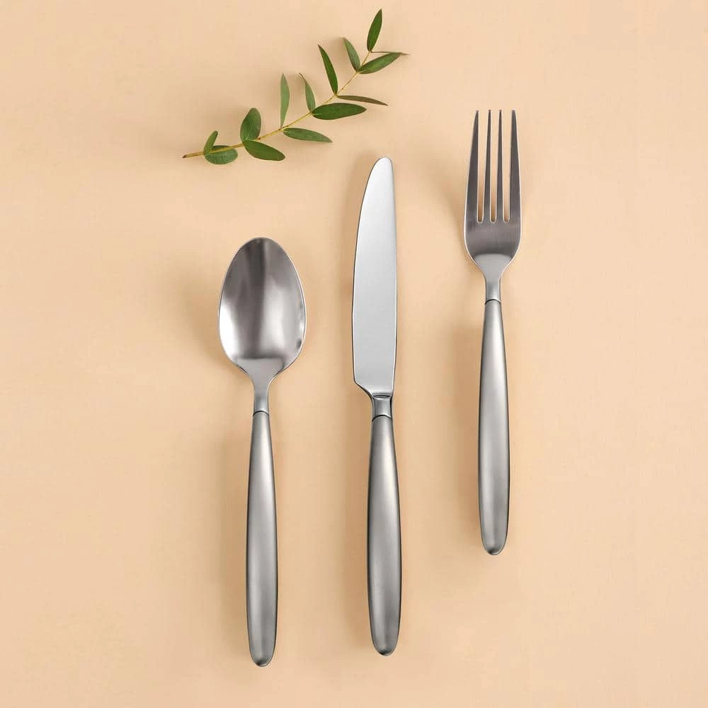 Tidal Frosted 20-Piece Flatware Set (Service for 4) by Skandia 2 Tidal Frosted 20-Piece Flatware Set (Service for 4) by Skandia - Image 2