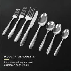 26 Piece 18/10 Stainless Steel Flatware Set by TABLE 12 -Flatware Sales Store stainless steel table 12 flatware sets tf26s30m 1f 1000