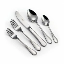 Italy 20-Piece 18/10 Stainless Steel Flatware Set by Tramontina