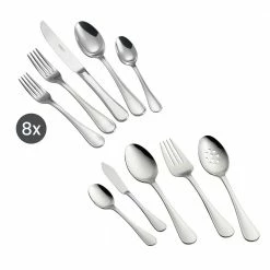 Firenze 45-Piece 18/10 Stainless Steel Flatware (Set Service for 8) by Tramontina