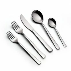 Berlin 20-Piece 18/10 Stainless Steel Flatware Set by Tramontina