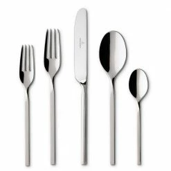 New Wave 64-Piece Stainless Steel Flatware Service for 12 by Villeroy & Boch 7 New Wave 64-Piece Stainless Steel Flatware Service for 12 by Villeroy & Boch -Flatware Sales Store stainless steel villeroy boch flatware sets 1263389093 4f 1000