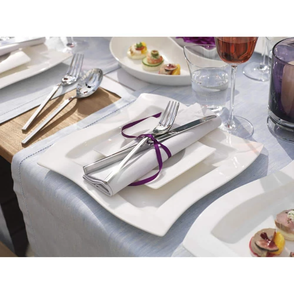 New Wave 64-Piece Stainless Steel Flatware Service for 12 by Villeroy & Boch 3 New Wave 64-Piece Stainless Steel Flatware Service for 12 by Villeroy & Boch - Image 3